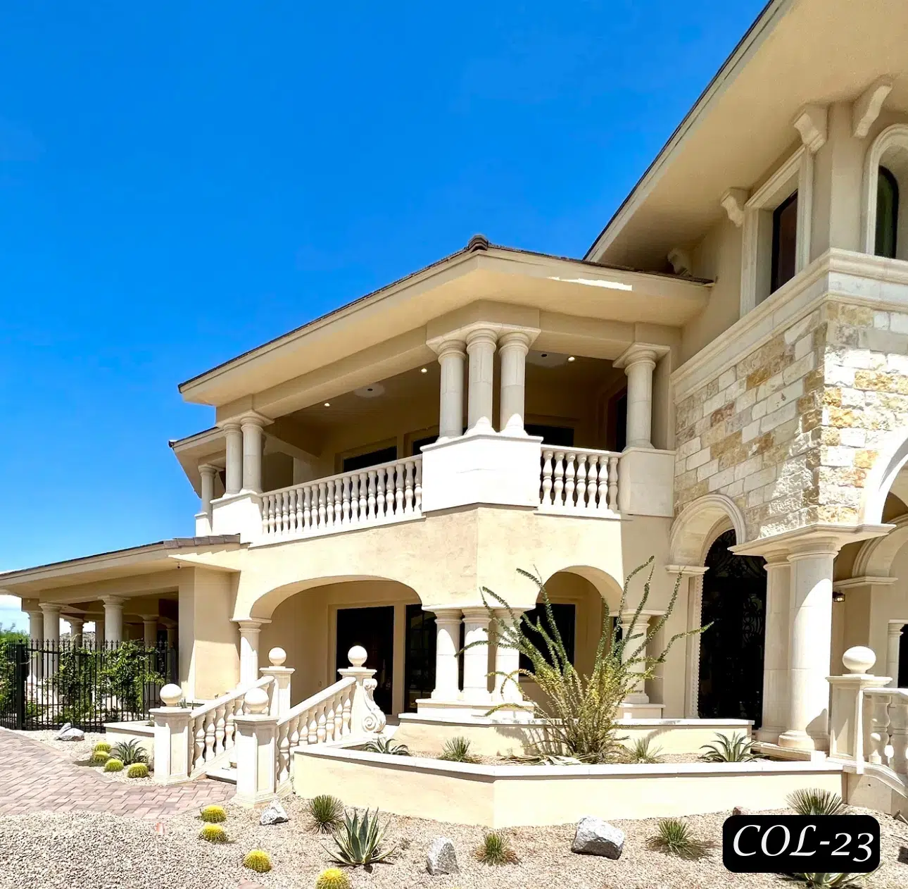 Custom Stone Columns Phoenix AZ | Interior & Exterior Column Designs