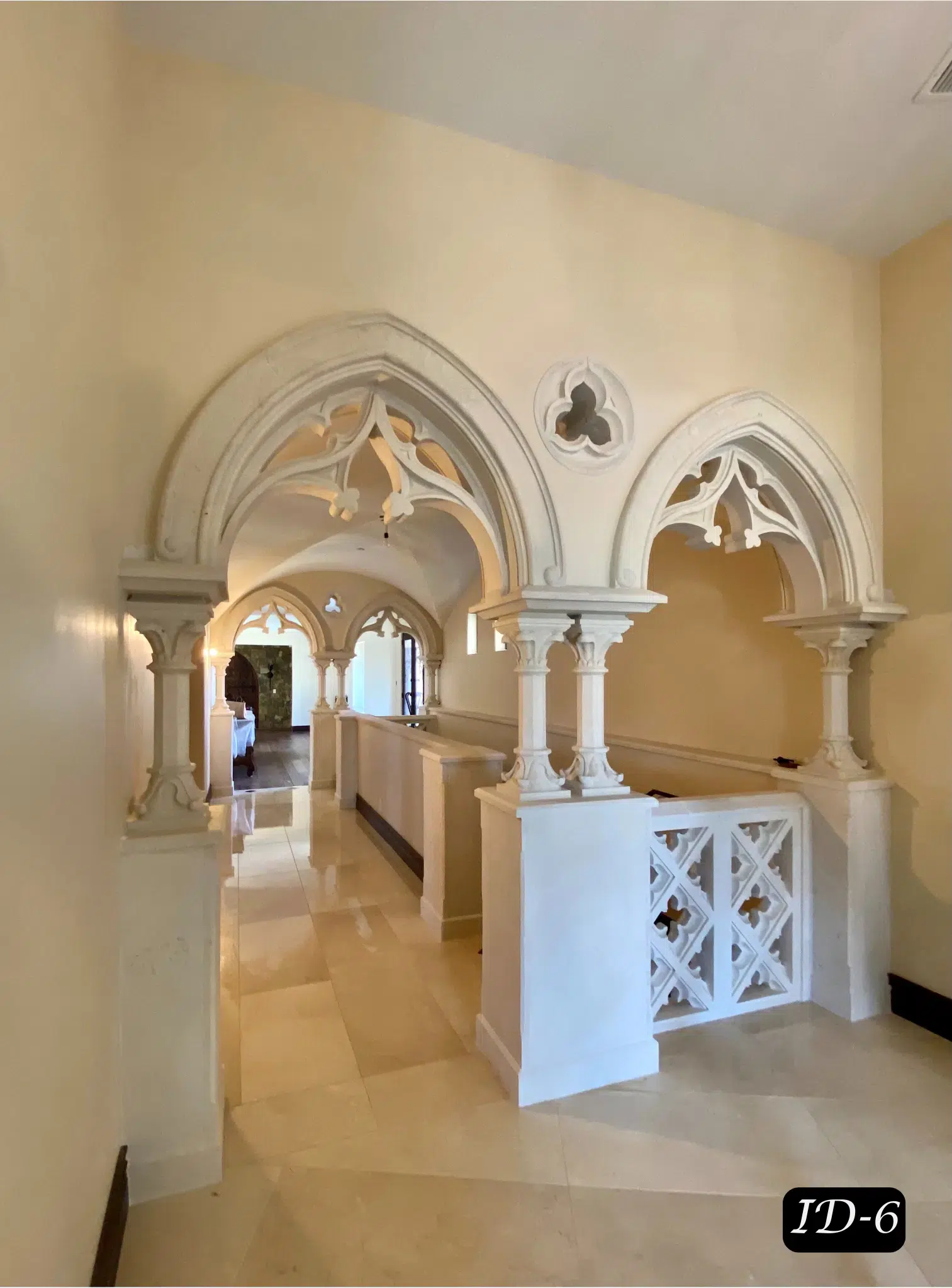 View of Interior & Exterior Details - Architectural Stone Elements